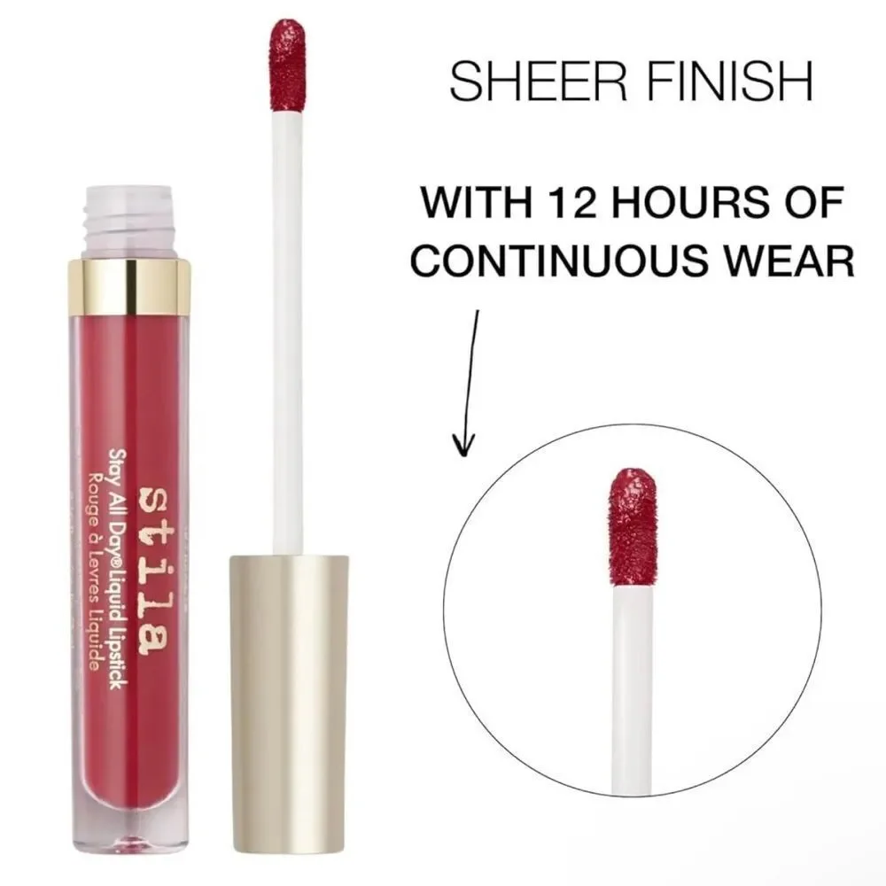 Stila Stay All Day Sheer Liquid Lipstick In Sheer Passione Full Size NIB